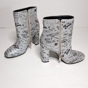 Circus Sam Edelman Ankle Boots Glitter Graffiti 5M